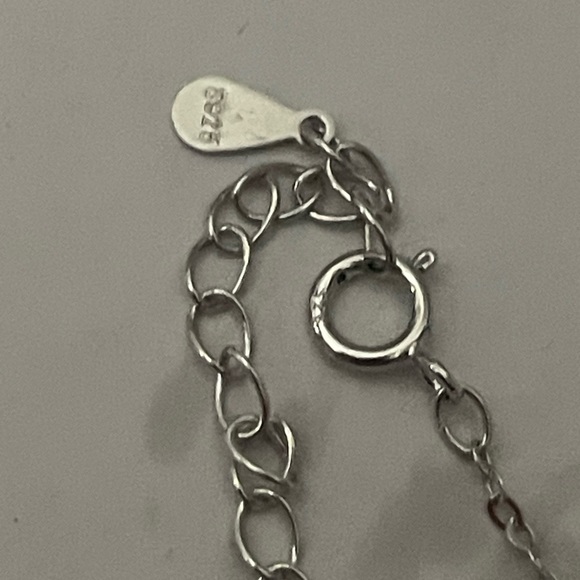 BEAUTIFUL S925 SILVER MOISSANITE NECKLACE‼️ - Picture 8 of 14